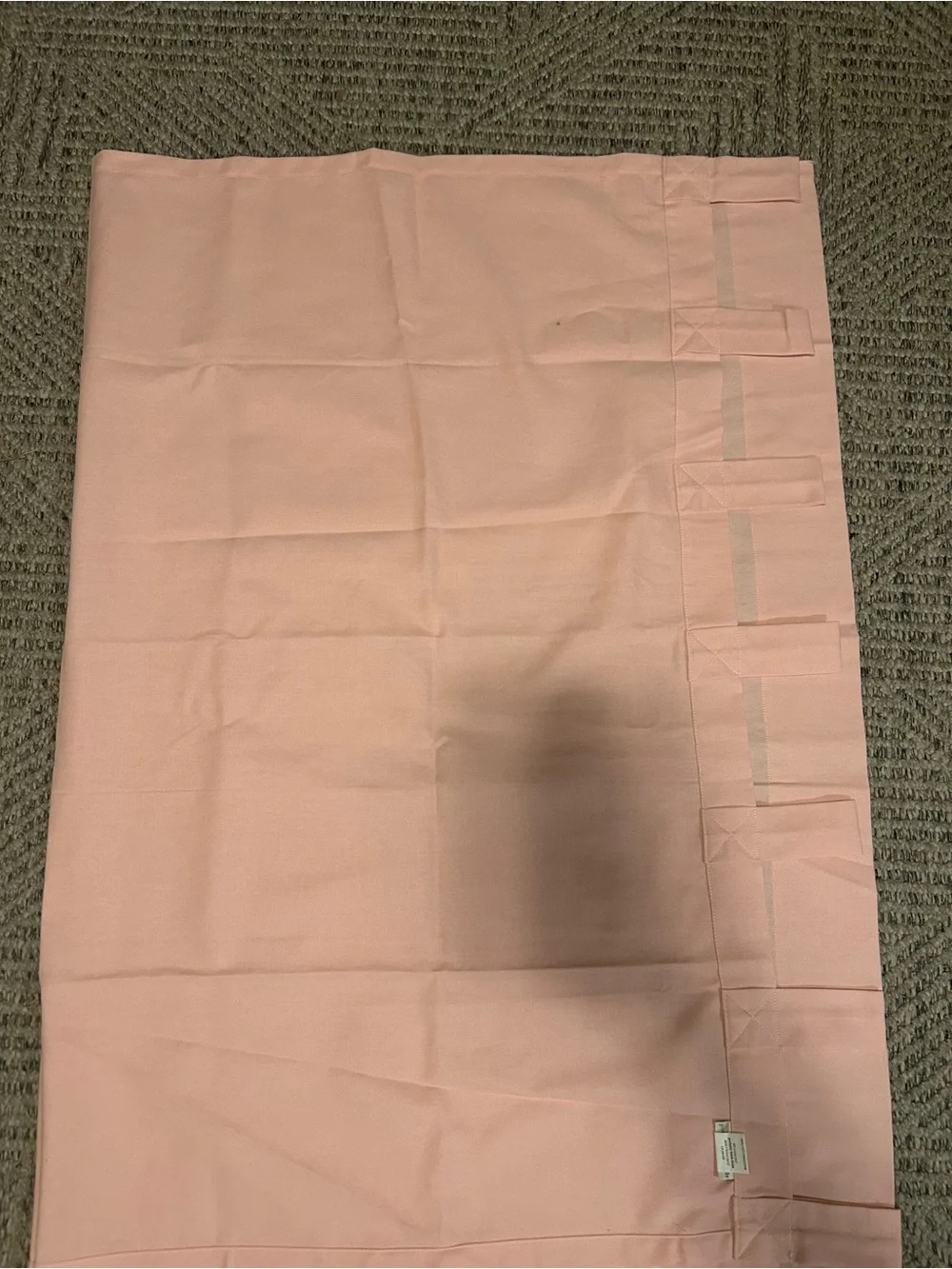 Pottery Barn Kids Pink Sailcloth Panel 100% Curtain 63inch/160.02cm Curtain